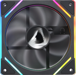 Вентилятор для корпуса Formula Floe Plus 12BK ARGB 120х120x25 черный 4-pin 26.8дБ (FLOE PLUS 12BK ARPW) Ret