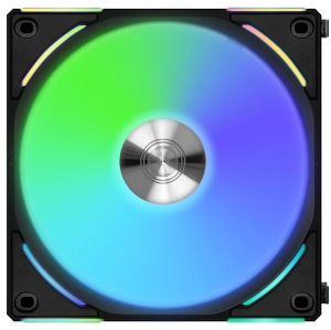 Вентилятор для корпуса Lian-Li Uni Fan ALV2 140 V2 ARGB 140х140x28 черный 4-pin 26.8дБ (G99.14ALV21B.00) Ret