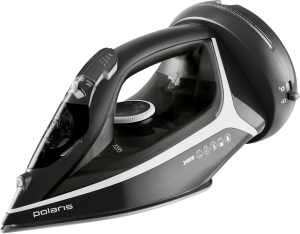 Утюг беспроводной Polaris PIR 2444K Cord[LESS] 2400Вт черный/серебристый