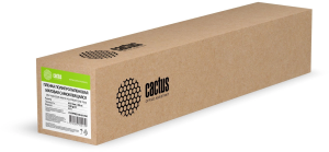 Пленка Cactus CS-PPMS180-61050 24"(A1) 610мм-50м/180г/м2/белый матовое самоклей. для струйной печати втулка:50.8мм (2")