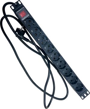 Блок распределения питания NTSS NTSS-PDU-DA2036 гор.размещ. 9xSchuko базовые 16A Schuko 2м