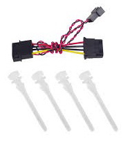 Вентилятор для корпуса Deepcool GS120 120х120x20 синий 4-pin 4-pin (Molex) 32дБ Ret