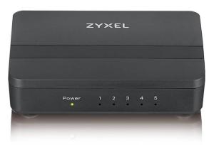 Коммутатор Zyxel GS-105SV2-EU0101F 5x1Гбит/с неуправляемый