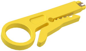 Инструмент Sysmatrix HT 318 для зачистки и разделки витой пары пластик 70x70мм желтый