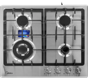 Газовая варочная поверхность Midea MG643TX нержавеющая сталь