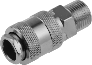 Переходник для пневмоинструмента Зубр 64911-3/8 серый