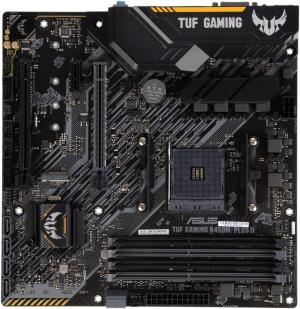 Материнская плата Asus TUF GAMING B450M-PLUS II Soc-AM4 AMD B450 4xDDR4 mATX AC`97 8ch(7.1) GbLAN RAID+DVI+HDMI