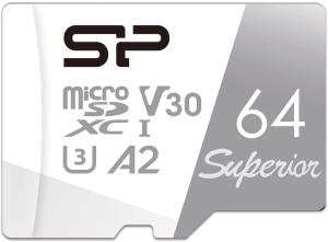 Флеш карта microSDXC 64GB Silicon Power SP064GBSTXDA2V20SP Superior + adapter