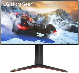 Монитор LG 27" UltraGear 27GP95RP-B черный IPS LED 1ms 16:9 HDMI матовая HAS 400cd 178гр/178гр 3840x2160 144Hz G-Sync FreeSync Premium Pro DP 4K USB 7.4кг