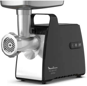 Мясорубка Moulinex ME558810 2200Вт черный/серый