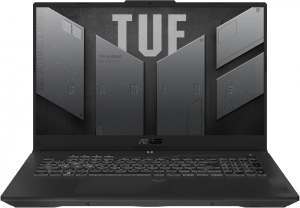 Ноутбук Asus TUF Gaming A17 FA707NUR-HX013 Ryzen 7 7435HS 16Gb SSD512Gb NVIDIA GeForce RTX4050 6Gb 17.3" IPS FHD (1920x1080) без ОС grey WiFi BT Cam (90NR0JL5-M000K0)