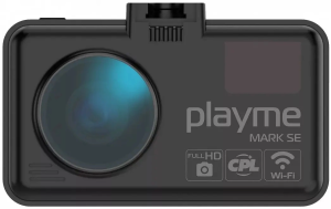 Видеорегистратор с радар-детектором Playme Mark se GPS ГЛОНАСС черный