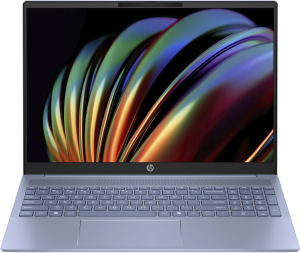 Ноутбук HP Pavilion 16-af0029ci Core Ultra 7 155U 16Gb SSD512Gb Intel Graphics 16" IPS WUXGA (1920x1200) FreeDOS lt.blue WiFi BT Cam (B84VXEA)
