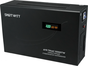 Стабилизатор напряжения Smartwatt AVR Triac 5000TW 5000ВА черный
