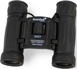 Бинокль Levenhuk 8-8x 21мм Atom 8x21 черный (67675)