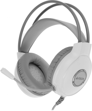 Наушники с микрофоном A4Tech Fstyler FH300U белый 2м мониторные USB оголовье (FH300U WHITE)