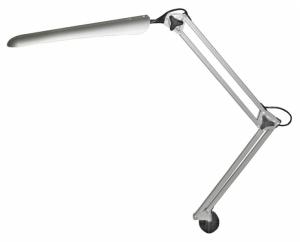 Светильник Трансвит Hermes (HERMES/SL) настольный на струбцине серебристый 8Вт