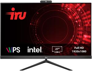 Моноблок IRU Office 27IH5P 27" Full HD i5 11400 (2.6) 8Gb SSD512Gb UHDG 730 FreeDOS GbitEth WiFi BT 120W Cam черный 1920x1080