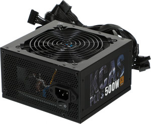 Блок питания Aerocool ATX 500W KCAS PLUS 500 80+ bronze (20+4pin) APFC 120mm fan 7xSATA RTL