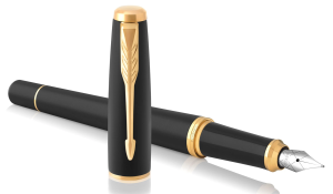 Ручка перьев. Parker Urban Core F309 (1931593) Muted Black GT F сталь нержавеющая подар.кор.