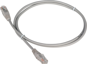Патч-корд Lanmaster TWT-45-45-50-GY UTP RJ-45 вил.-вилка RJ-45 кат.5E 50м серый ПВХ 26AWG