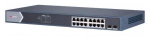 Коммутатор Hikvision DS-3E1518P-SI 16x1Гбит/с управляемый