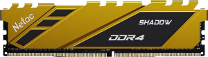 Память DDR4 8GB 3200MHz Netac NTSDD4P32SP-08Y Shadow RTL Gaming PC4-25600 CL16 DIMM 288-pin 1.35В с радиатором Ret