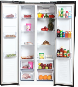 Холодильник Hyundai CS4505F 2-хкамерн. нержавеющая сталь инвертер