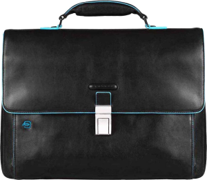 Портфель Piquadro Blue Square CA3111B2/N черный натур.кожа