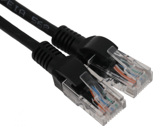 Патч-корд NTSS NTSS-PC-UTP-RJ45-5e-7.0-LSZH-BL NTSS-PC-UTP-RJ45-5E-7.0-LSZH UTP RJ-45 вил.-вилка RJ-45 кат.5E 7м черный LSZH (уп.:1шт) 26AWG