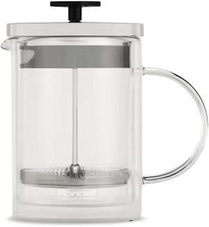 Френч-пресс Rondell Dual RDS-1063 0.8л прозрачный