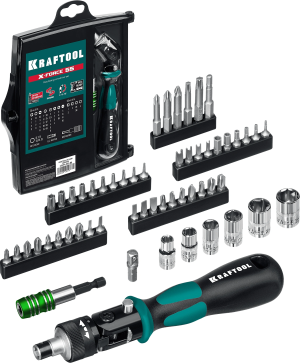 Отвертка Kraftool 25554-H55_z01 в компл.:55 предметов