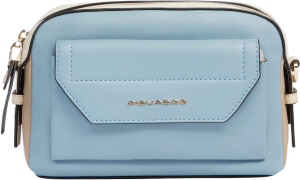 Сумка женская Piquadro Circle BD6468W92/AZBE2 голубой/бежевый натур.кожа