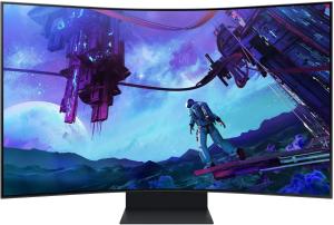 Монитор Samsung 55" Odyssey Ark S55CG97WNI черный VA LED 16:9 HDMI M/M матовая HAS 600cd 178гр/178гр 3840x2160 165Hz FreeSync Premium Pro DP WQ USB 41.5кг