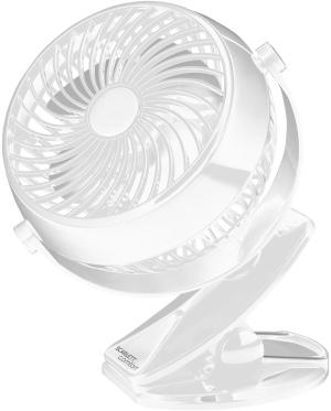 Вентилятор настольный Scarlett Comfort SC-DF111S98 3.2Вт скоростей:1 белый