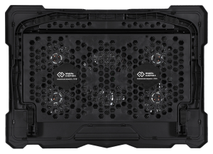 Подставка для ноутбука Digma D-NCP180-5 18"415x295x25мм 2xUSB 5x 79/150ммFAN 850г черный