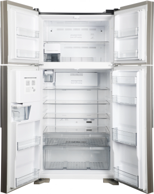 Холодильник Hitachi R-W660PUC7X GC 2-хкамерн. шампань стекло