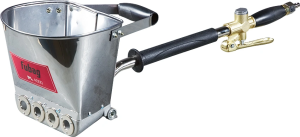 Ковш штукатурный Fubag Hopper PL4000 620л/мин соп.:1.8мм бак:4л серебристый