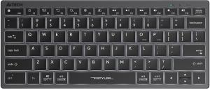 Клавиатура A4Tech Fstyler FX61 серый USB slim LED (FX61 GREY)