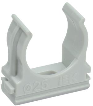 Держатель IEK CTA10D-CF25-K41-100 25мм полистерол серый (упак.:1шт)