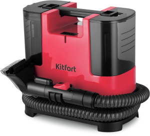 Пылесос моющий Kitfort КТ-5162 400Вт малиновый/черный