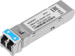 Трансивер D-Link 432XT/B1A оптич. SFP+ SM 10Гбит/с Tx:1310нм Rx:1310нм до 10км