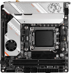 Материнская плата MSI MPG B650I EDGE WIFI SocketAM5 AMD B650 2xDDR5 mini-ITX AC`97 8ch(7.1) 2.5Gg RAID+HDMI