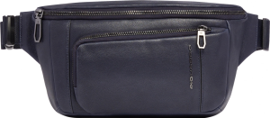 Сумка на пояс мужская Piquadro CRONUS CA2174S134/BLU синий натур.кожа