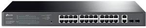 Коммутатор TP-Link JetStream TL-SG1428PE 26x1Гбит/с 2SFP 24PoE+ 250W управляемый