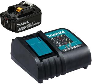 Батарея аккумуляторная Makita BL1830B LXT 18В 3Ач Li-Ion (З/У в компл.) (191A23-6)