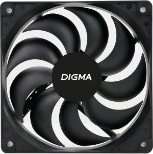 Вентилятор для корпуса Digma DFAN-120-9 120х120x25 черный 3-pin 4-pin (Molex) 23дБ (упак.:1шт) Ret