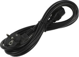 Шнур питания ITK PC-C13D-2M C13-Schuko проводник.:3x1.5мм2 2м 230В 10А черный