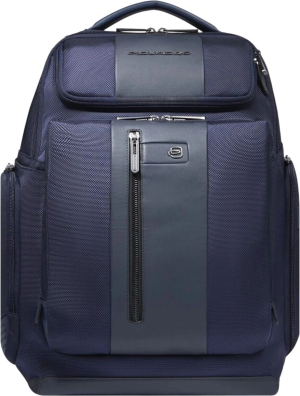 Рюкзак мужской Piquadro Brief2 CA5477BR2/BLU синий ткань/натур.кожа
