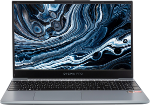 Ноутбук Digma Pro Breve Ryzen 5 Pro 5675U 16Gb SSD512Gb AMD Radeon Graphics 15.6" IPS FHD (1920x1080) Windows 11 Pro silver WiFi BT Cam 4500mAh (DN15R5-ADXW08)